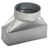 8" Round Transition for Range Hoods and Bath Ventilation Fans