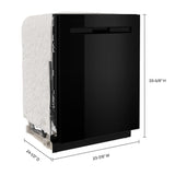 24 Top Control Dishwasher with Dual Power Filtration, PowerBlast® Cycle and 3rd Level Rack - 47 dBA