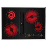 30" Lustre Trim Electric Radiant Downdraft Cooktop with Tap Touch Controls