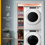 7.4 cu. ft. Front Load Electric Dryer with Intuitive Touch Controls