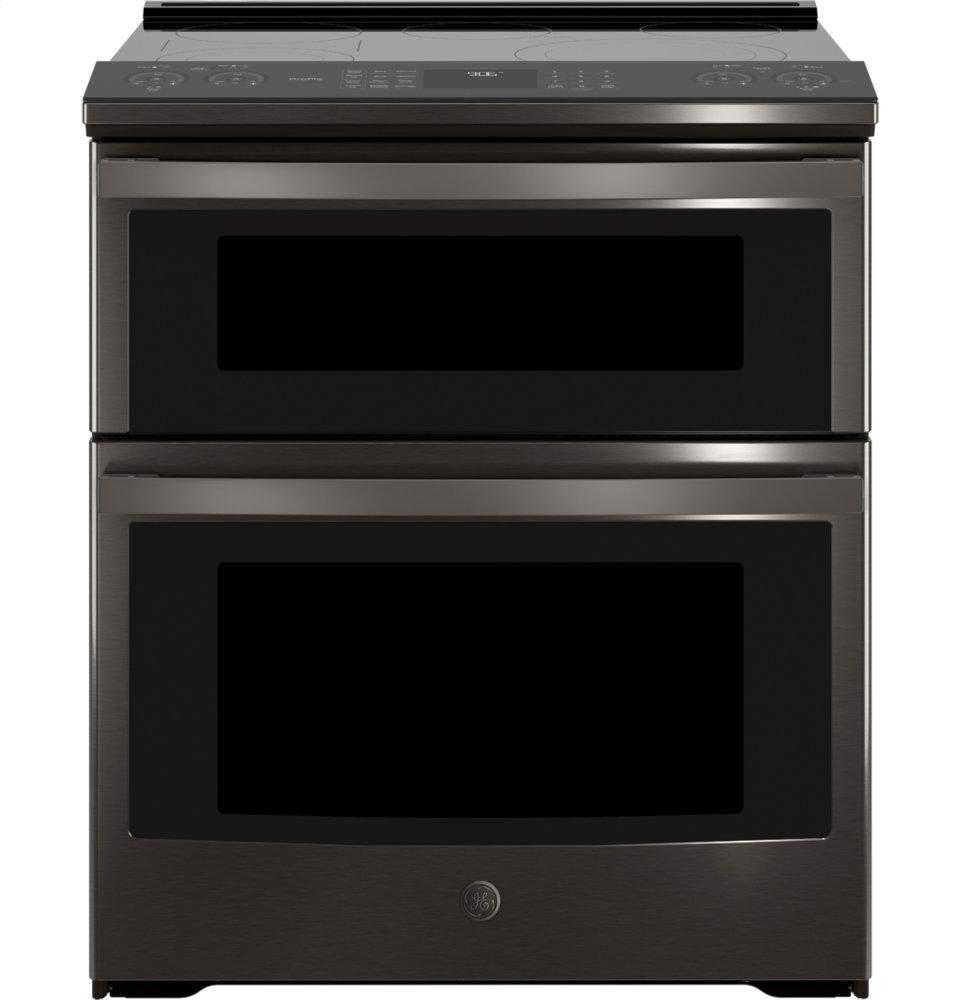 GE Profile™ 30" Smart Slide-In Electric Double Oven Convection Range