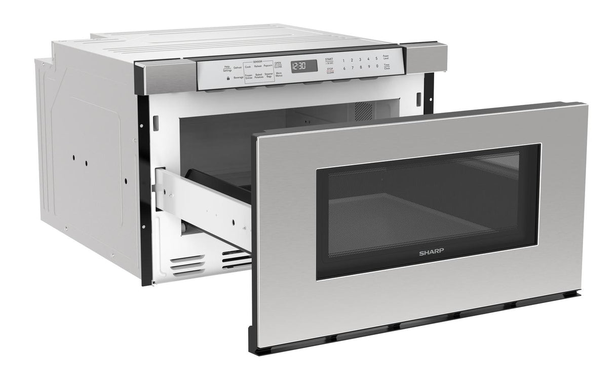 Sharp 24 in. 1.2 cu. ft. Built-In Microwave Drawer™ Oven in Stainless Steel