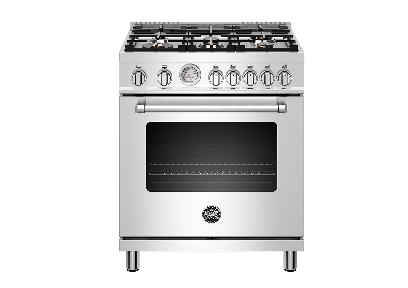 30" Master Series range - Gas oven - 5 aluminum burners - LP version