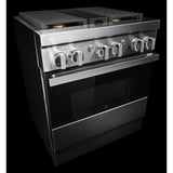 NOIR™ 30" Dual-Fuel Professional Range