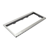Built-In Low Profile Microwave Slim Trim Kit, Stainless Steel, Size: 31.5"L x 17.5"W x 5"D, fits cut-out height 12"