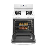 5.0 cu. ft. Freestanding Gas Range with Adjustable Self-Cleaning