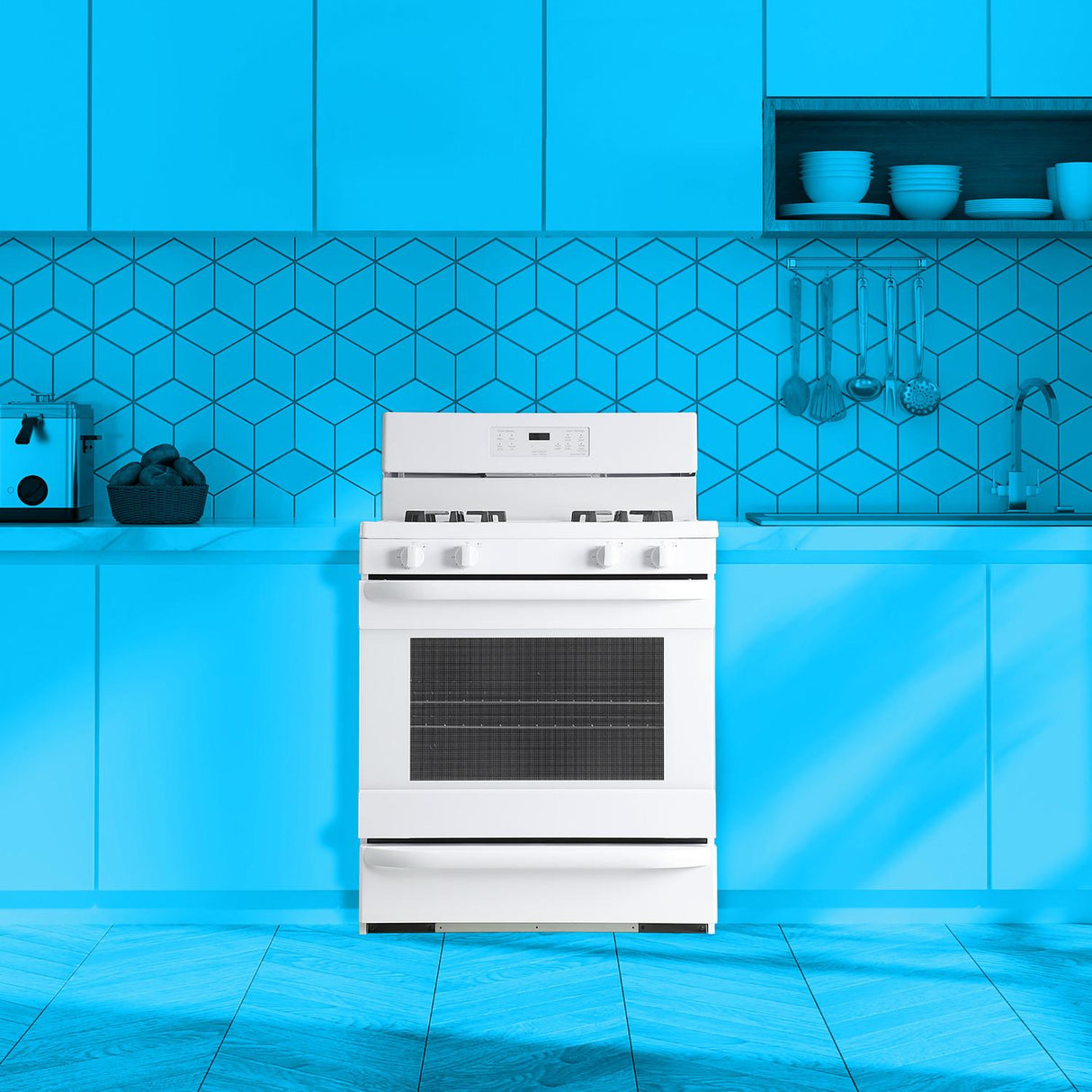 Element Electronics 5.2 cu. ft. 30" Gas Range (EGR34MCCW)