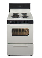 24 in. Freestanding Electric Range in Biscuit