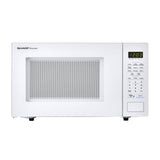 1.1 cu. ft. 1000W Sharp Countertop White Microwave