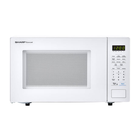 1.1 cu. ft. 1000W Sharp Countertop White Microwave