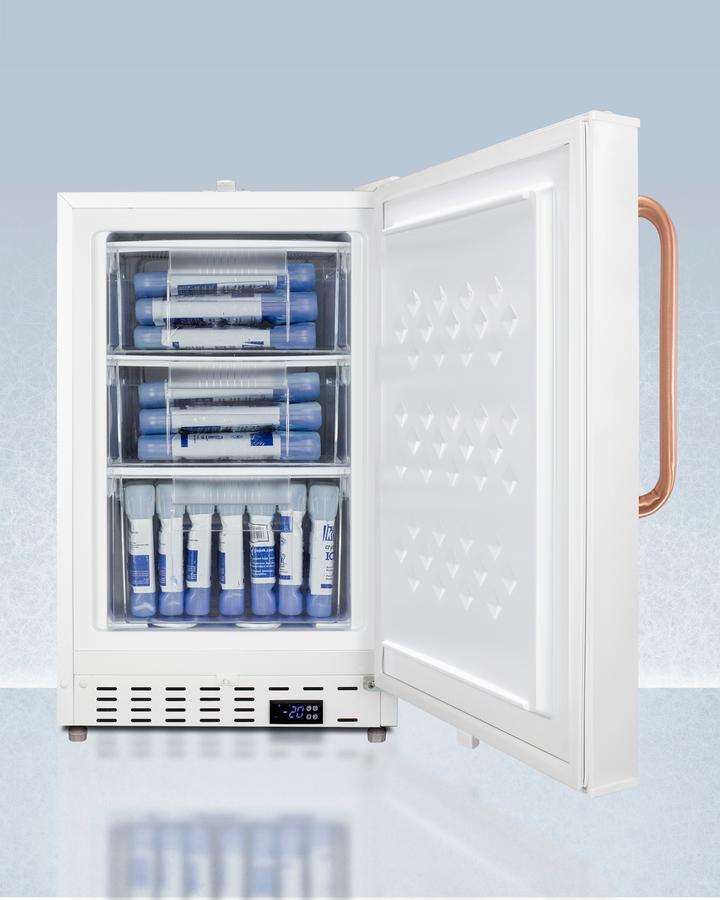 20" Wide Built-in Vaccine All-freezer, ADA Compliant