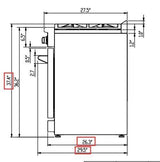Lseo - Professional 30" Freestanding Gas Range