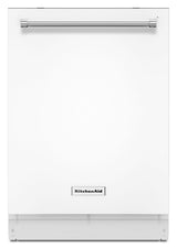 44 dBA Dishwasher with Dynamic Wash Arms - White