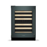 24" Undercounter Wine Cellar with Full-Extension Wood-Front Racks