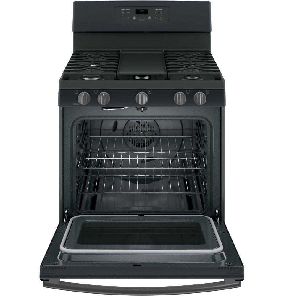GE® 30" Free-Standing Gas Convection Range