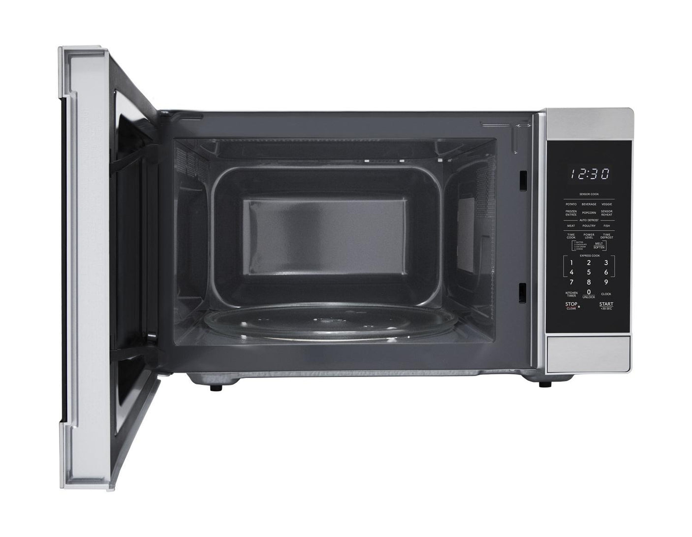 Sharp 1.6 cu. ft. 1100W Stainless Steel Countertop Microwave Oven