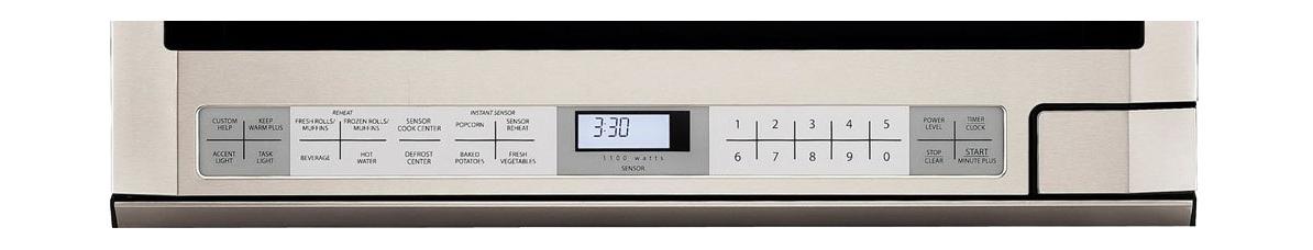 Sharp R1214ty SHARP R1214TY 1.5 cu. ft. 1100W Stainless Steel Sharp Over-the-Counter ...