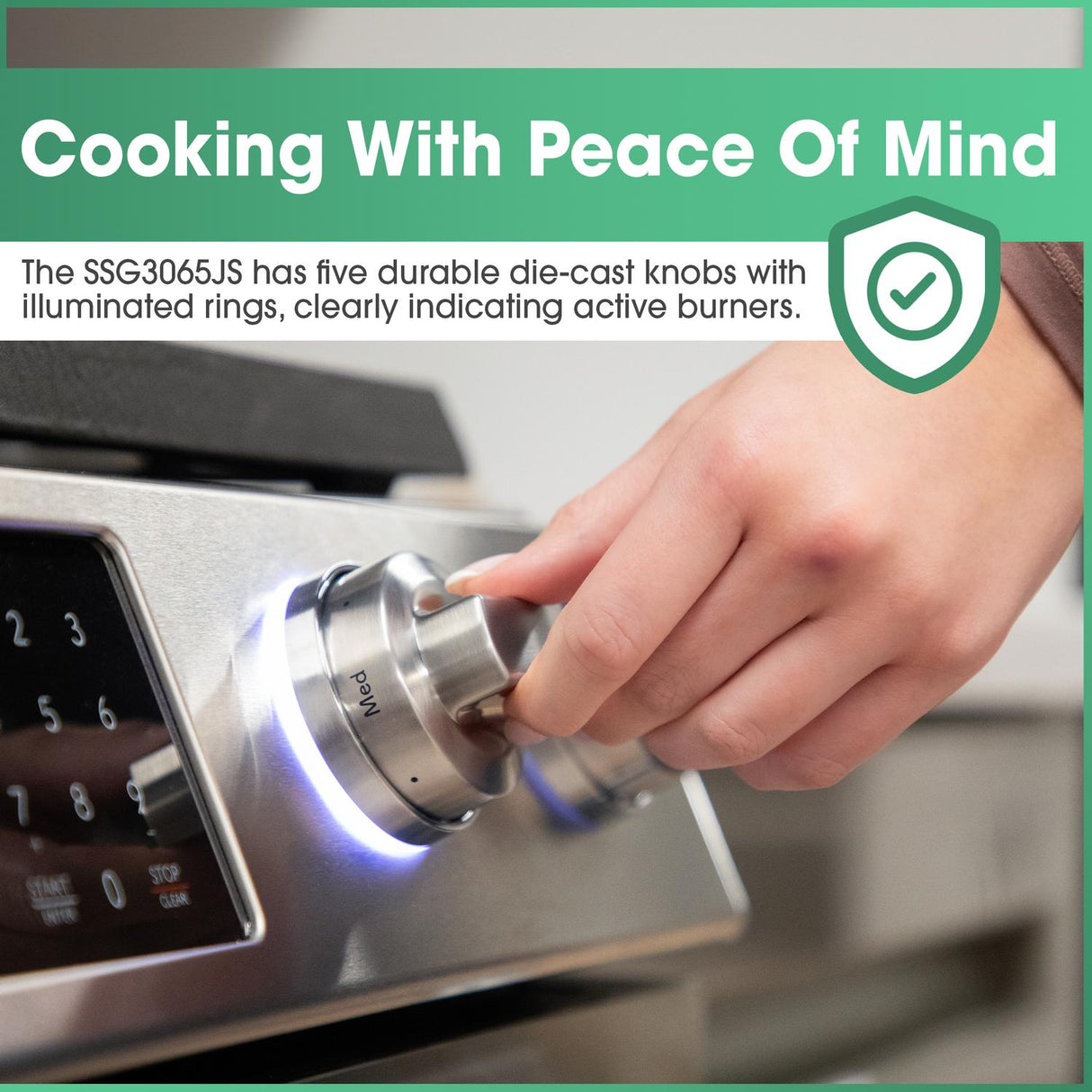 30 in. Gas Convection Slide-In Range with Air Fry