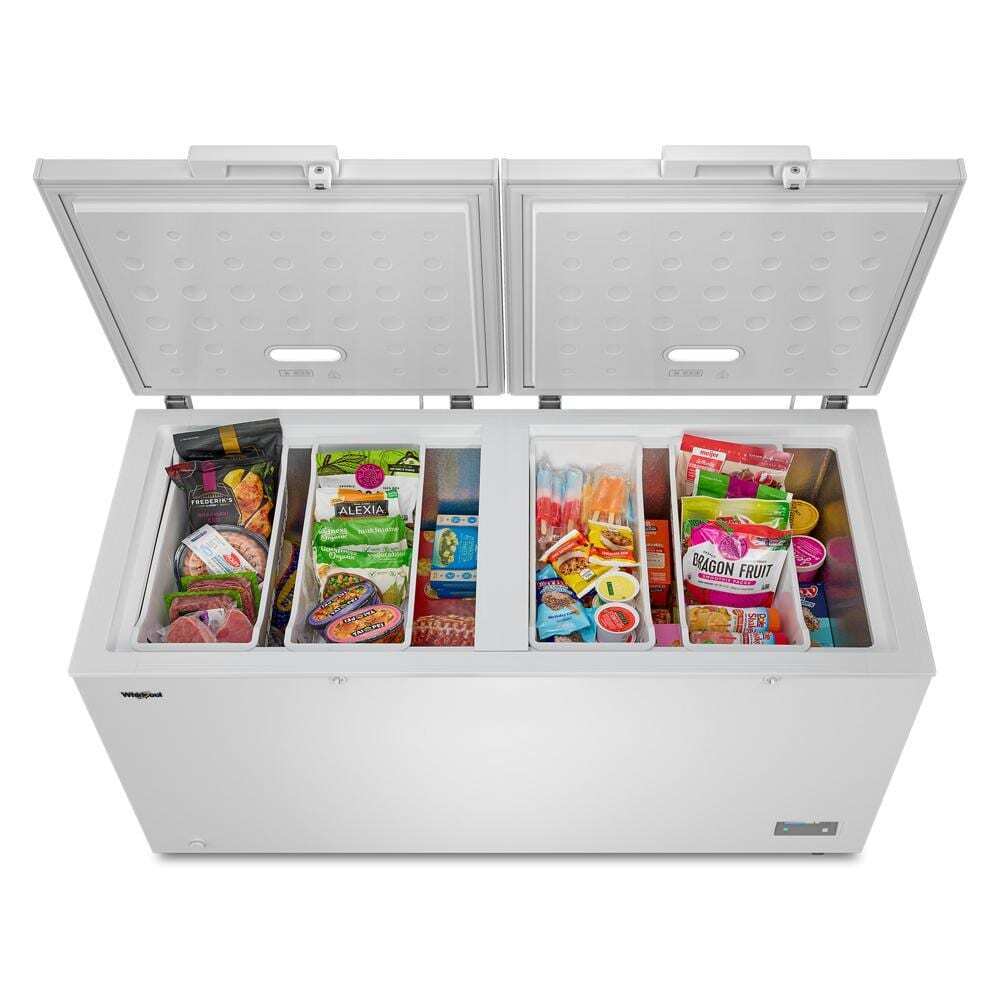 Whirlpool® 22 cu. ft. Convertible Freezer-to-Fridge Chest Freezer with 4 Storage Baskets