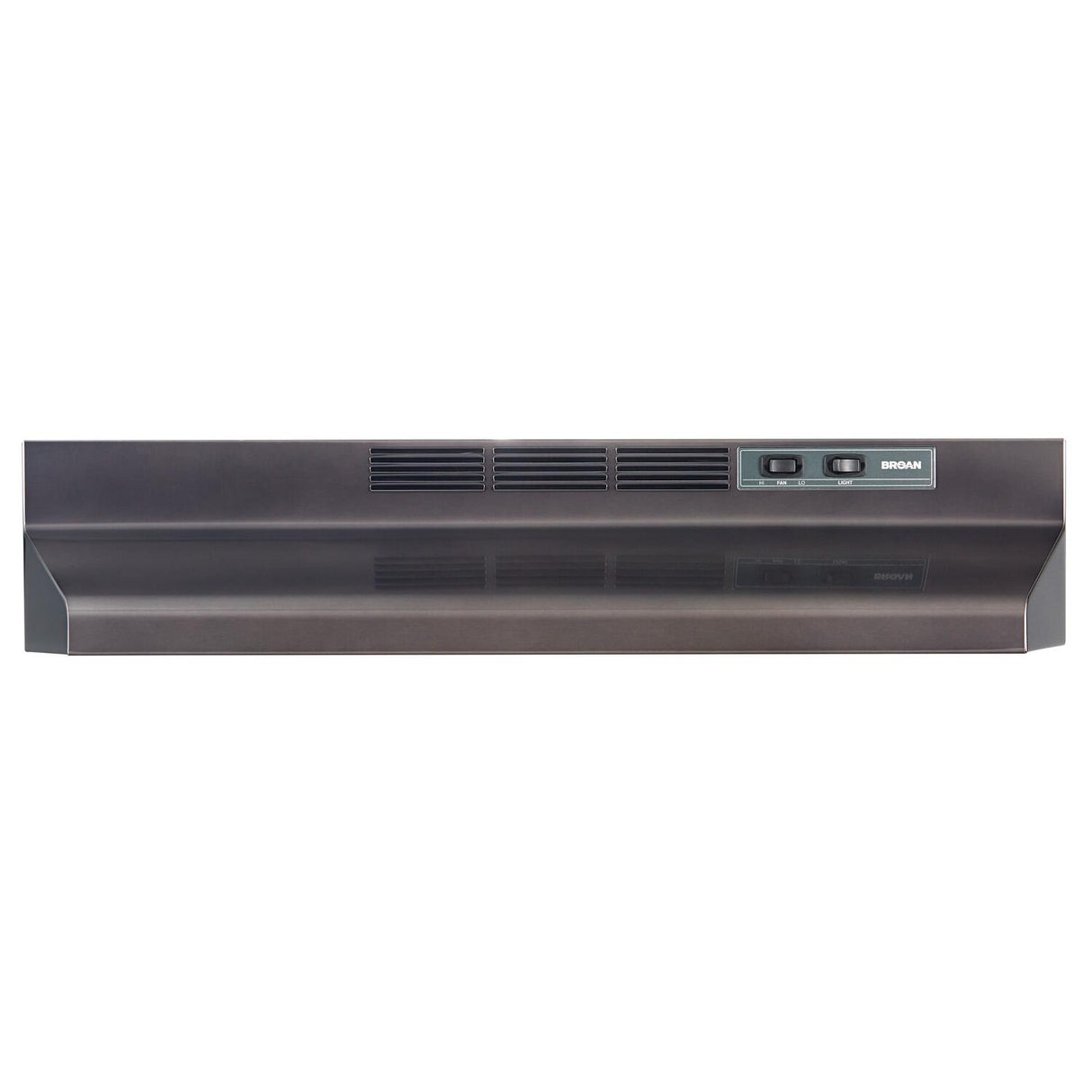 Broan-NuTone 30-Inch Convertible Under-Cabinet Range Hood, 230 Max Blower CFM, Black Stainless Steel