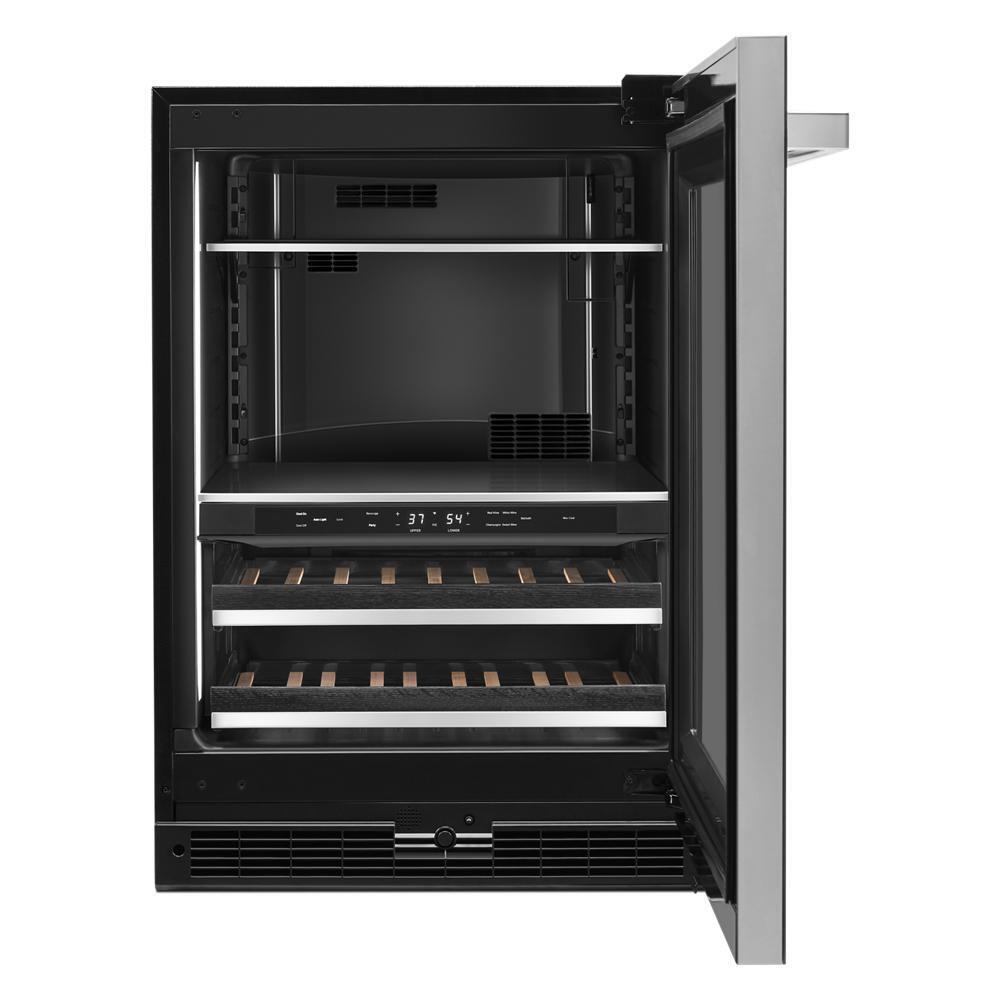 NOIR™ 24" Built-In Undercounter Beverage Center, Right Swing