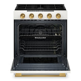 5.0 Cu. Ft. Smart Slide-in Gas Range with Convection Cooking Modes and 2-in-1 Burner