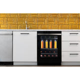 NOIR™ 24" Built-In Undercounter Beverage Center, Right Swing
