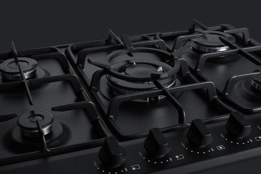30" Wide 5-burner Gas Cooktop
