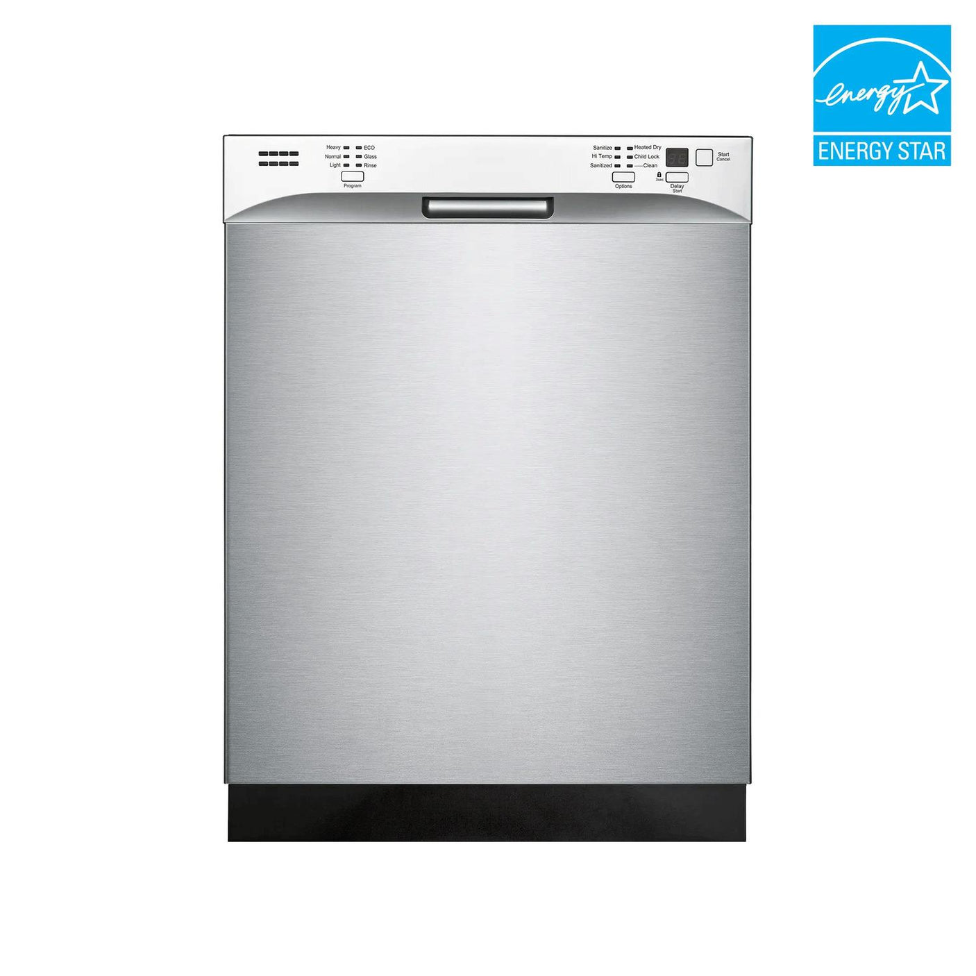 Element Electronics 24" Front Control Built-in Dishwasher - Stainless Steel (ENB6632PEBS)