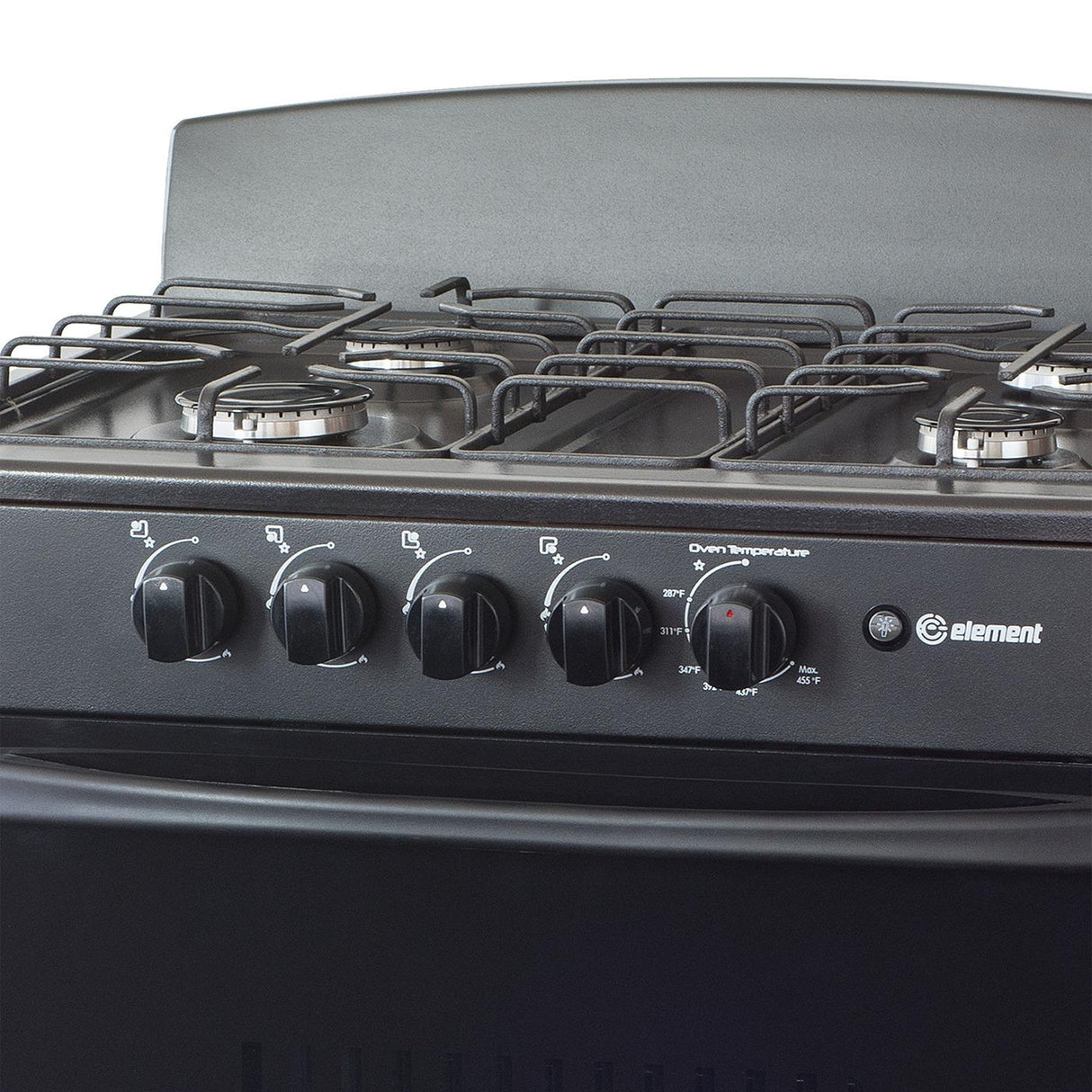 Element Electronics 4.0 cu. ft. 30", 4-Burner Gas Range (EEGR3A4MCCB)