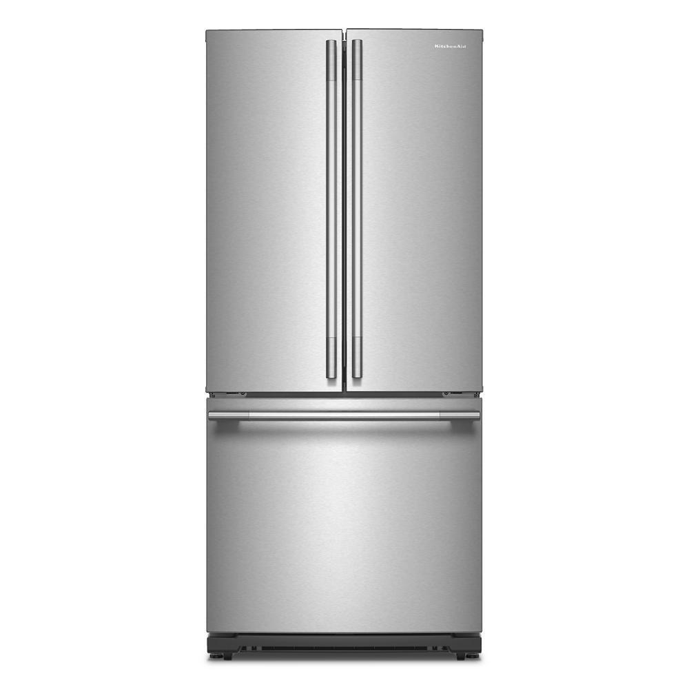 20 cu. Ft. 30-Inch Width Standard Depth French Door Refrigerator with PrintShield® Finish and Interior Dispense