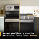 30-inch Smart Slide in Electric Range with Air Cooking Technology, No Preheat Air Fry, WipeClean™ Coating, Steam/Self Clean and High Speed Preheat