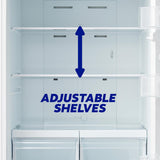 Element Electronics 18.7 cu. ft. Bottom Freezer Refrigerator - White, ENERGY STAR (ERBM19CBW)