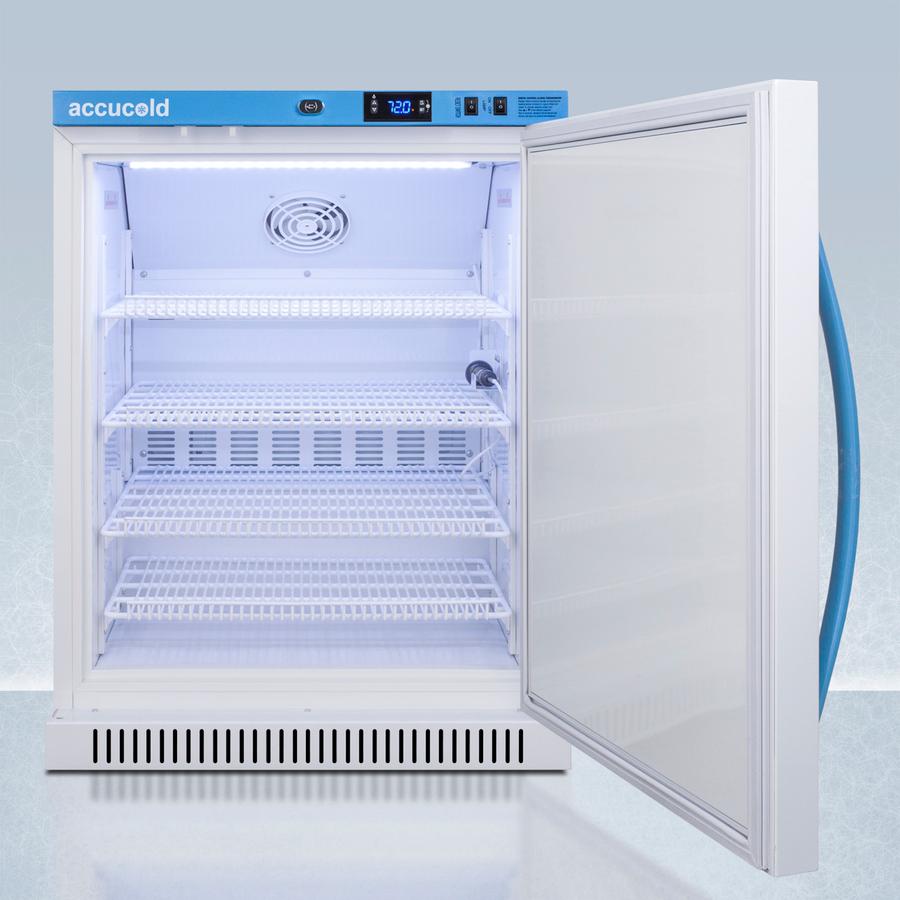 6 CU.FT. ADA Height Upright Controlled Room Temperature Cabinet