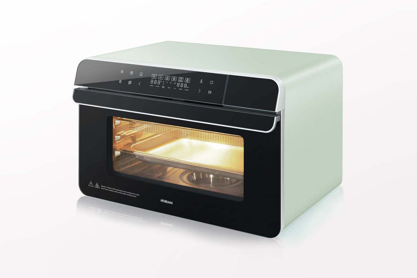ROBAM R-Box Green Convection Toaster Oven with Rotisserie (1800-Watt)