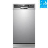 Element Electronics 18" Front Control Built-in Dishwasher - Stainless Steal (ENB6632PEBS)