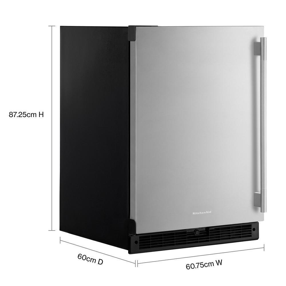 24" Undercounter Refrigerator with Stainless Steel Door