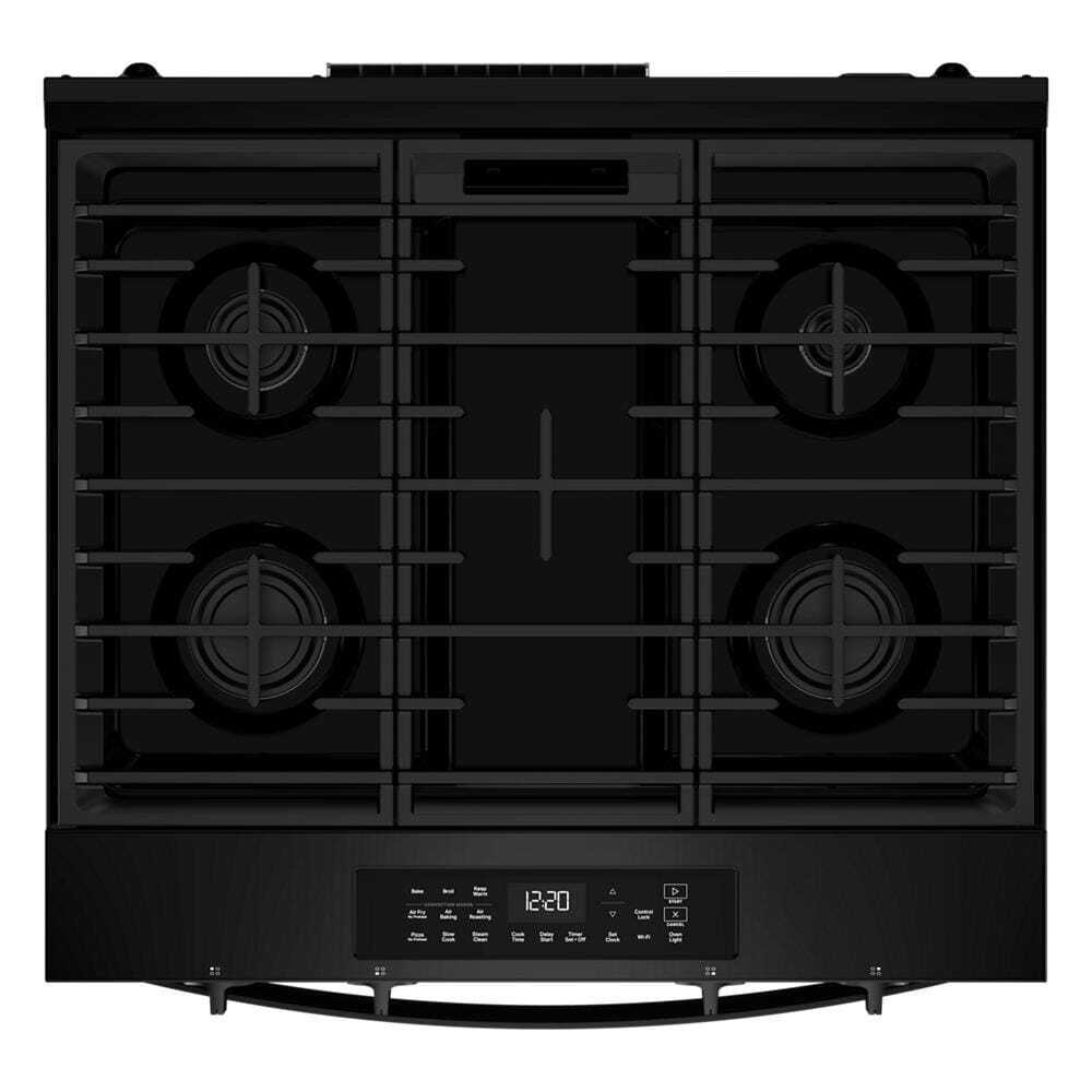 30-inch Gas Smart Range with Air Cooking Technology and Steam Clean