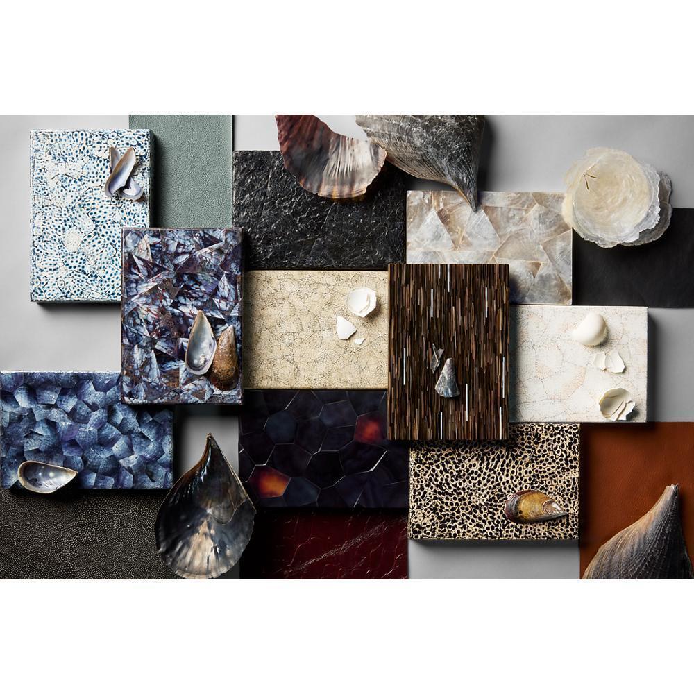 18" Elements Collection Eggshell Crackle Sepia Custom Column Panel