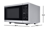 Sharp 1.4 cu. ft. 1100W Smart Stainless Steel Microwave Oven with Inverter Technology
