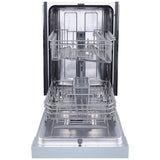 Element Electronics 18" Front Control Built-in Dishwasher - Stainless Steal (ENB6632PEBS)