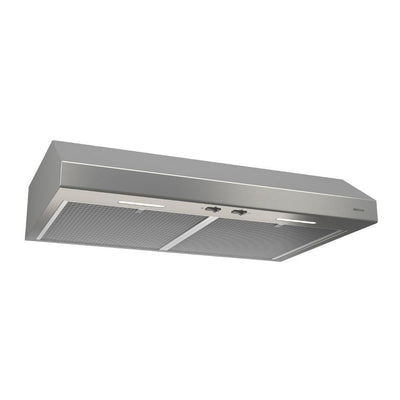 Broan 24-Inch 300 Max Blower CFM 1.5 Sones Stainless Steel Range Hood ENERGY STAR® certified