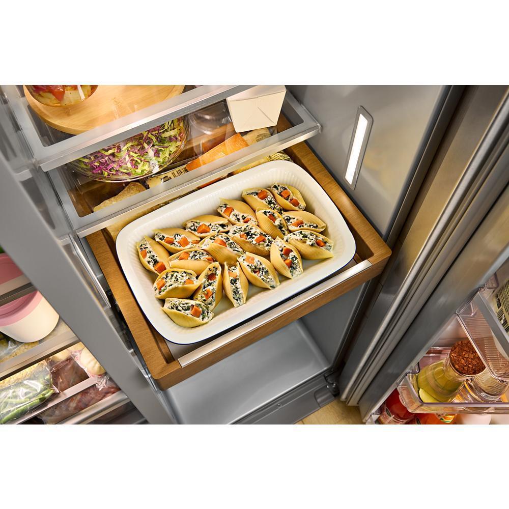 20.8 Cu. Ft. Counter-Depth Side-by-Side Refrigerator with Exterior Ice and Water Dispenser in PrintShield™ Finish