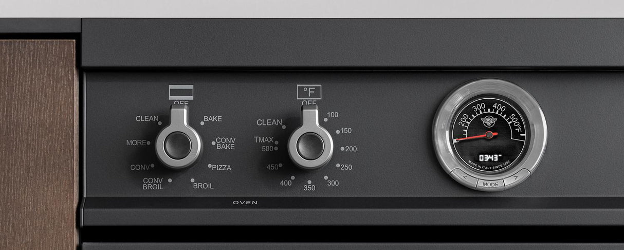 36 inch Induction Range, 5 Heating Zones and Cast Iron Griddle, Electric Self-Clean Oven Carbonio