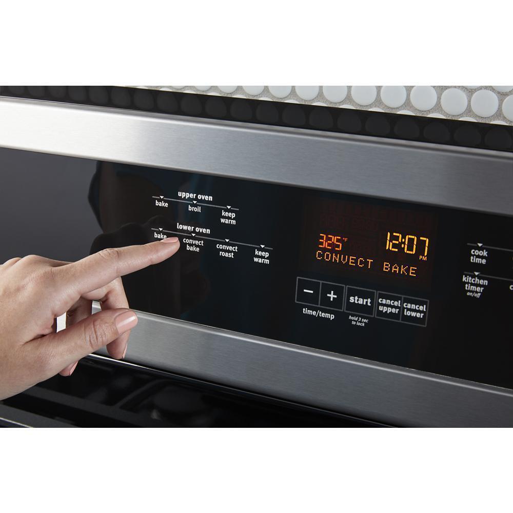 30-Inch Wide Double Oven Gas Range With True Convection - 6.0 Cu. Ft.
