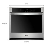 5.0 cu. ft. Single Wall Oven with the FIT system