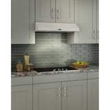 Broan® Glacier 36-Inch Convertible Under-Cabinet Range Hood, 450 Max Blower CFM, White
