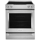 30-Inch 5-Element Electric Convection Slide-In Range with Baking Drawer