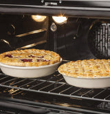GE Profile™ Series 30" Free-Standing Gas Double Oven Convection Range