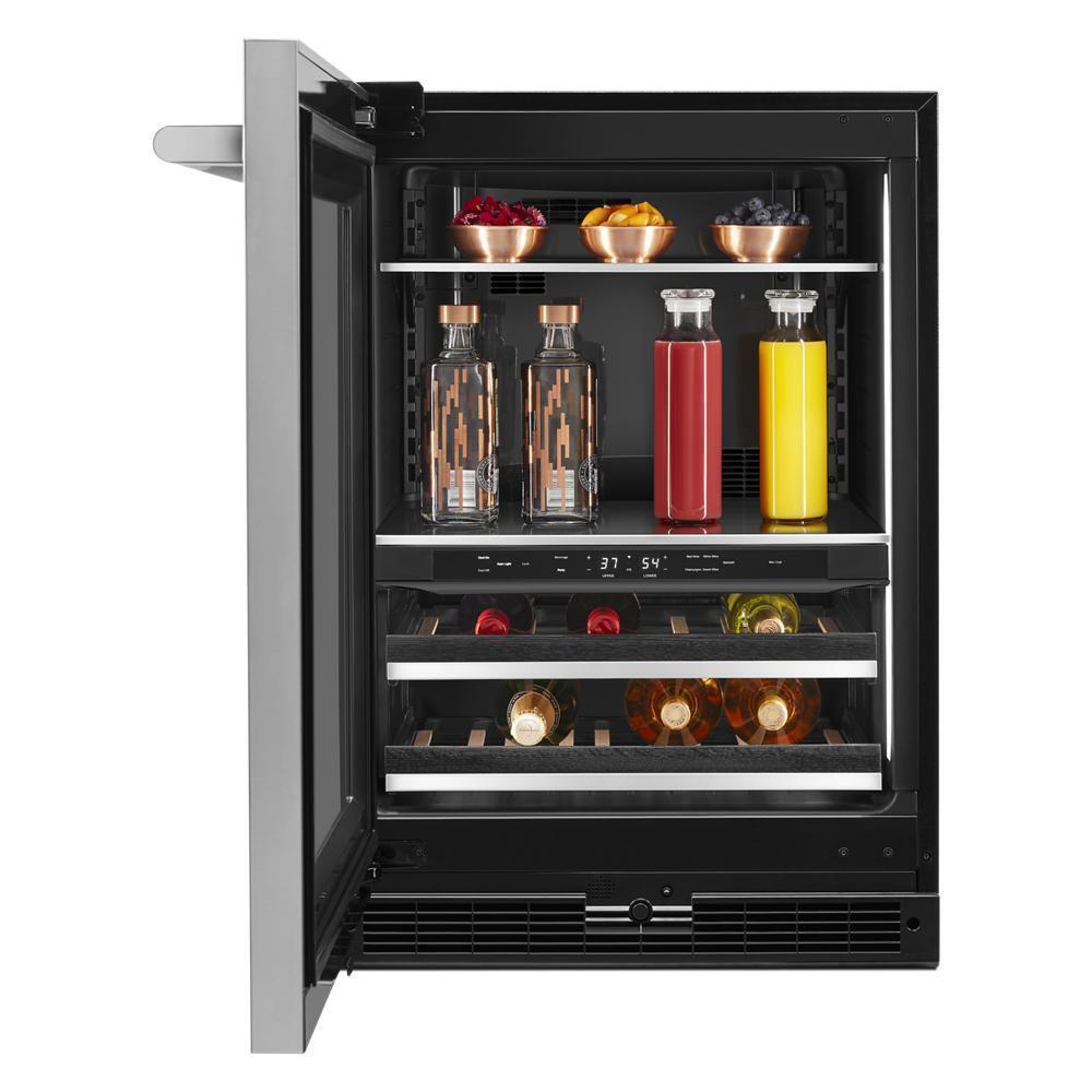 RISE™ 24" Built-In Undercounter Beverage Center, Left Swing